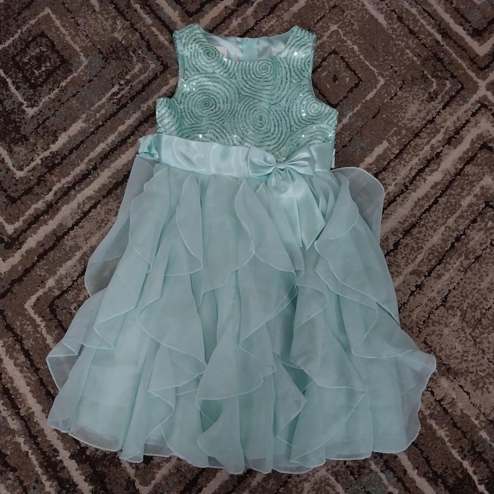 American princess size 8 teal dress